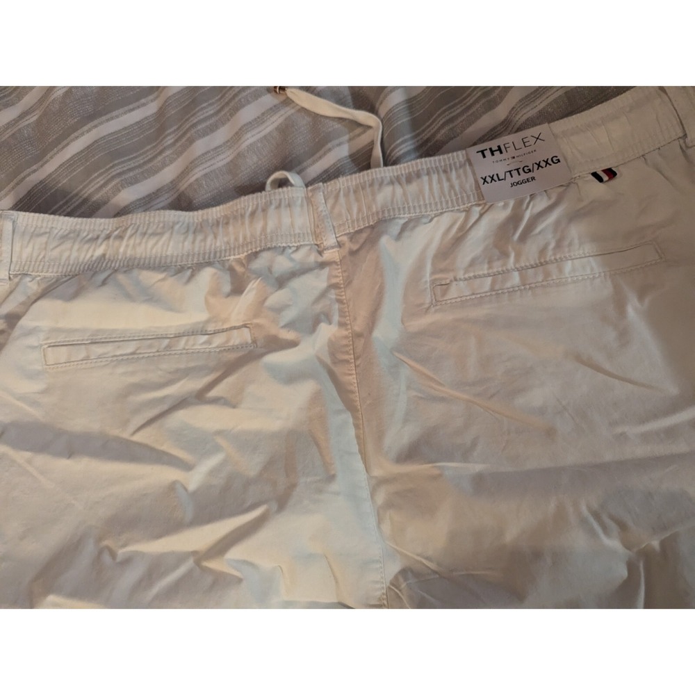 Tommy Hilfiger THFlex womens XXL white‎ stretch jogger pants NWT - Picture 10 of 10
